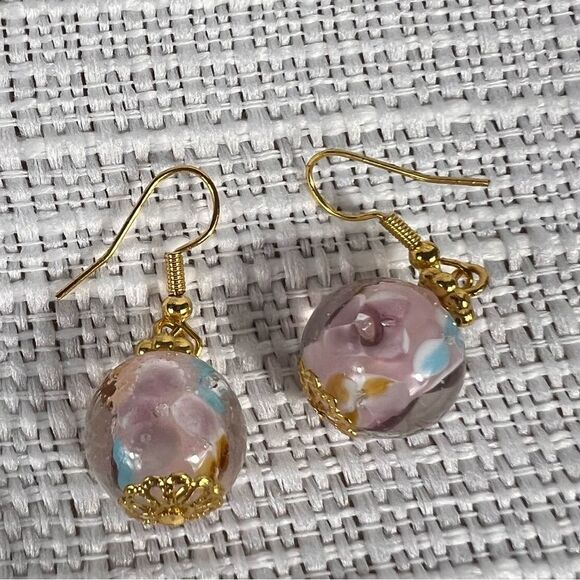 New Multi Colored Necklace and Earrings Set Skyline Collection Pink Blue - Picture 4 of 9